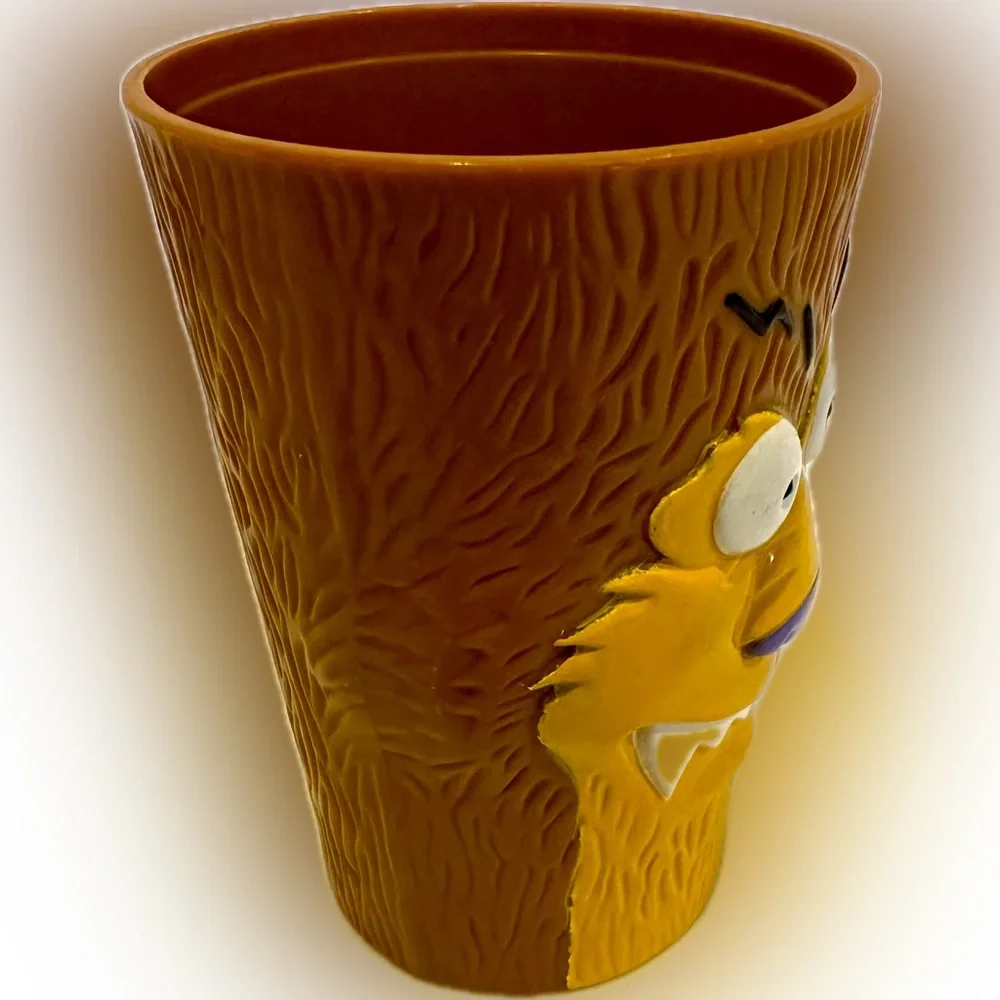 VTG 1998 SONIC WACKY PACK WEREWOLF CUP TUMBLER COLLECTIBLE BROWN YELLOW NO LID